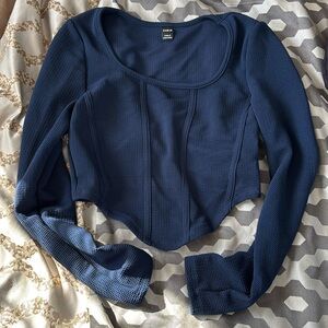 Shein cropped long sleeve